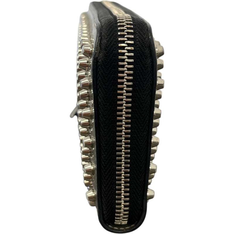Women's Metallic Spikes Wallet Silver