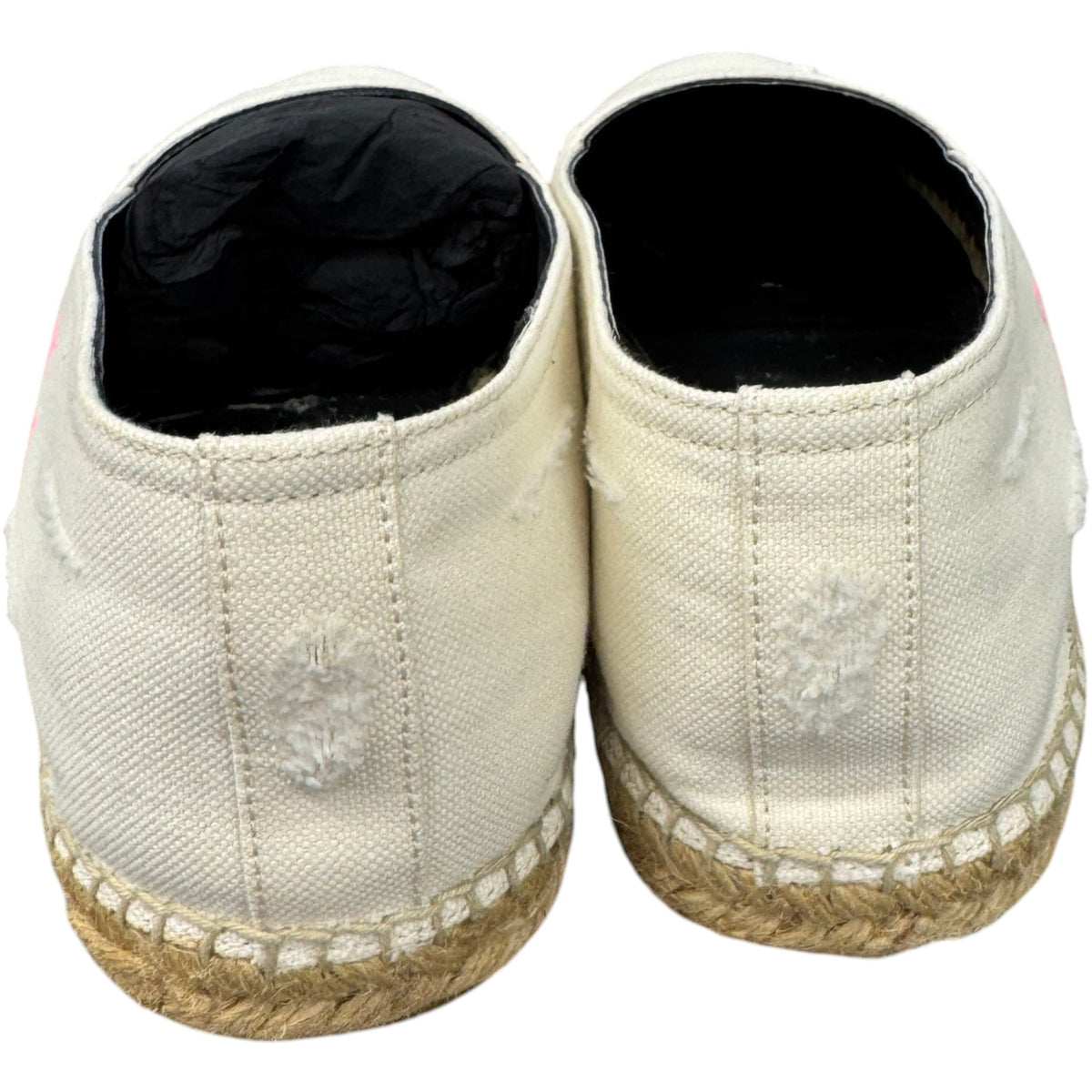 Women's Embroidered Espadrilles Loafers White Size UK 8 / EU 41 - Photo 9