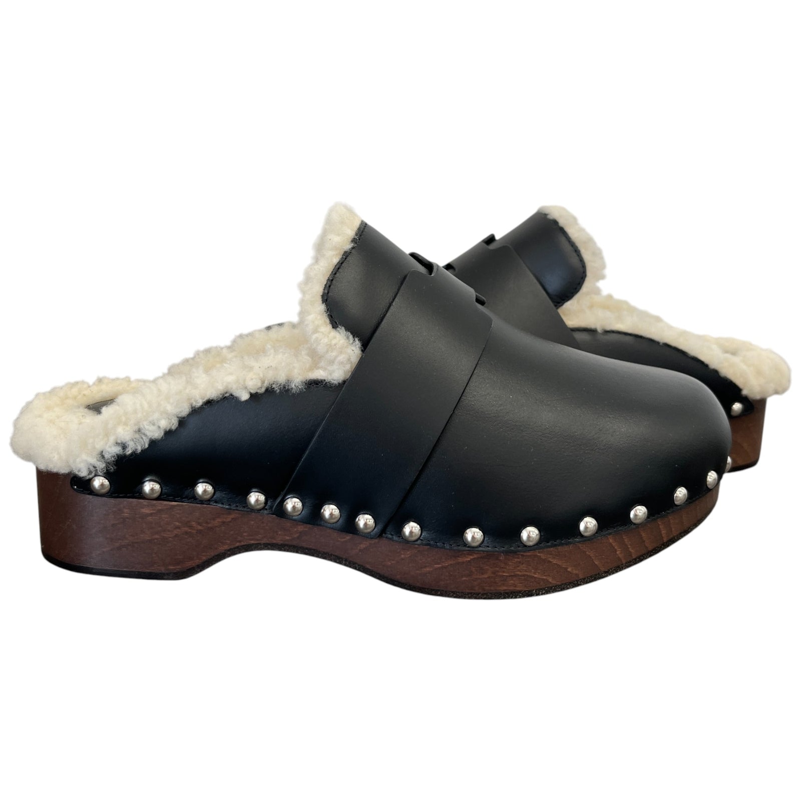 Women's Calya Clog Mules Black Size EU 36 / UK 3 - Photo 3