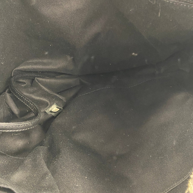 Women's Inuit Fantasy Faux Fur Tote Handbag Black