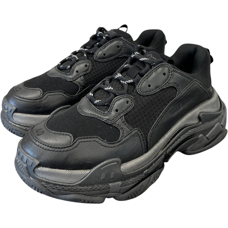 Men's Triple S Low Trainers Black Size EU 40 / UK 6