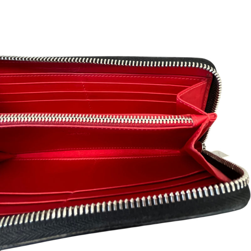 Women's Metallic Spikes Wallet Silver