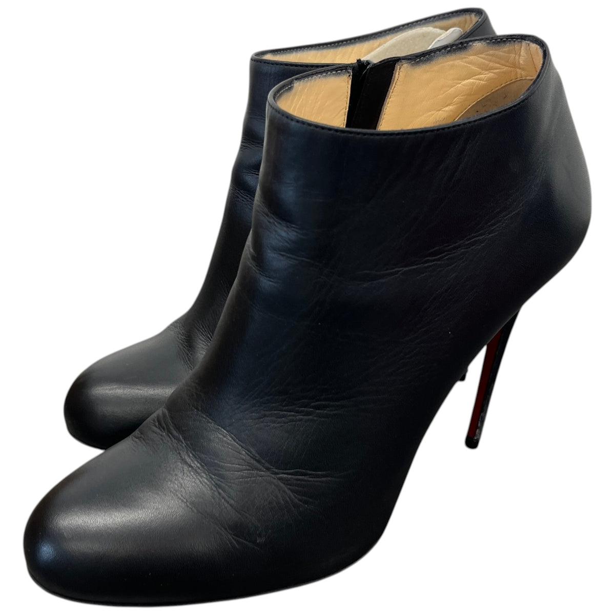 Women's Belle Ankle Boot Heels Black Size UK 6.5 / EU 39.5 - Photo 9