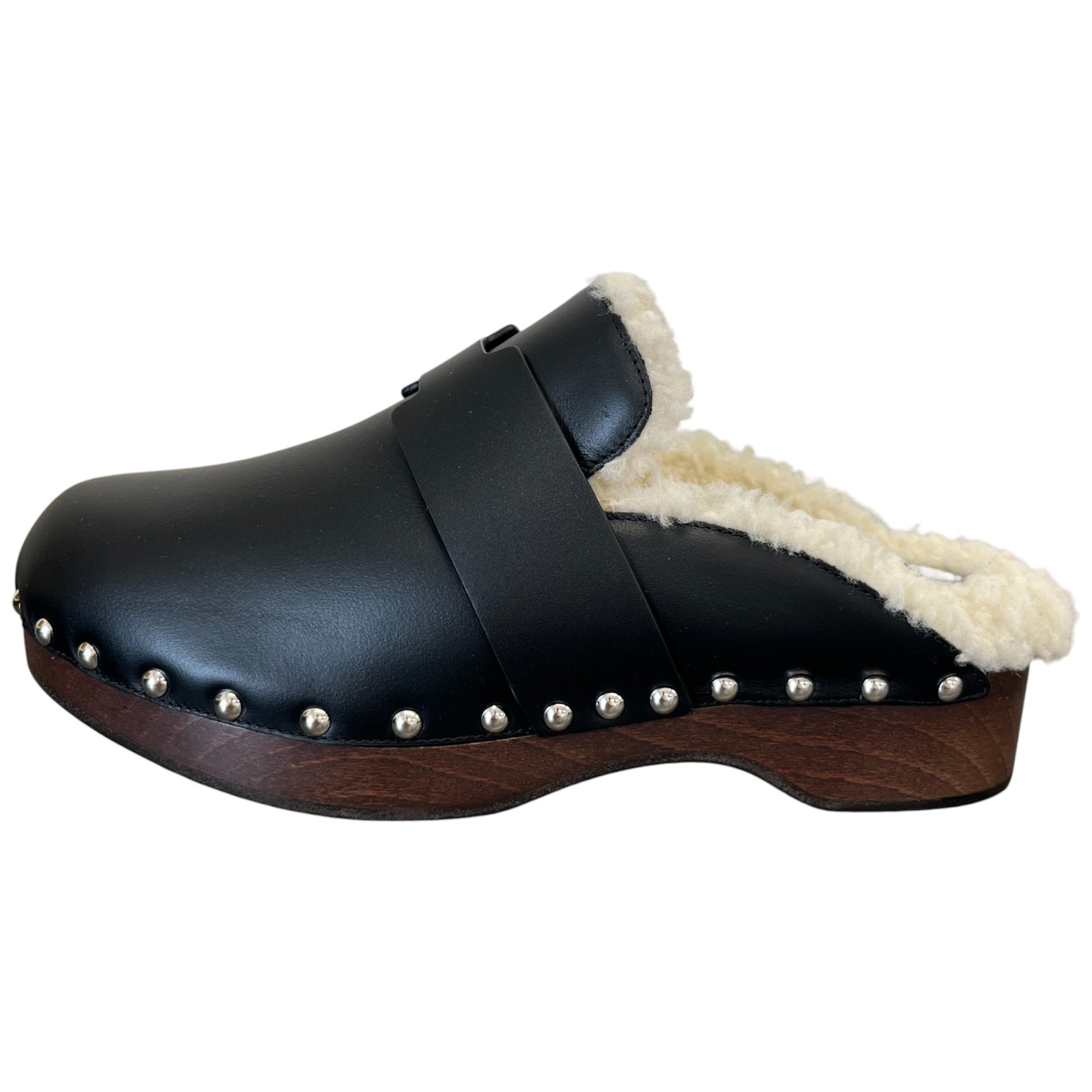 Women's Calya Clog Mules Black Size EU 36 / UK 3 - Photo 5
