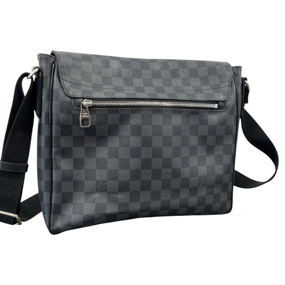 Men's Damier Graphite District PM Messenger Bag Black - Photo 8