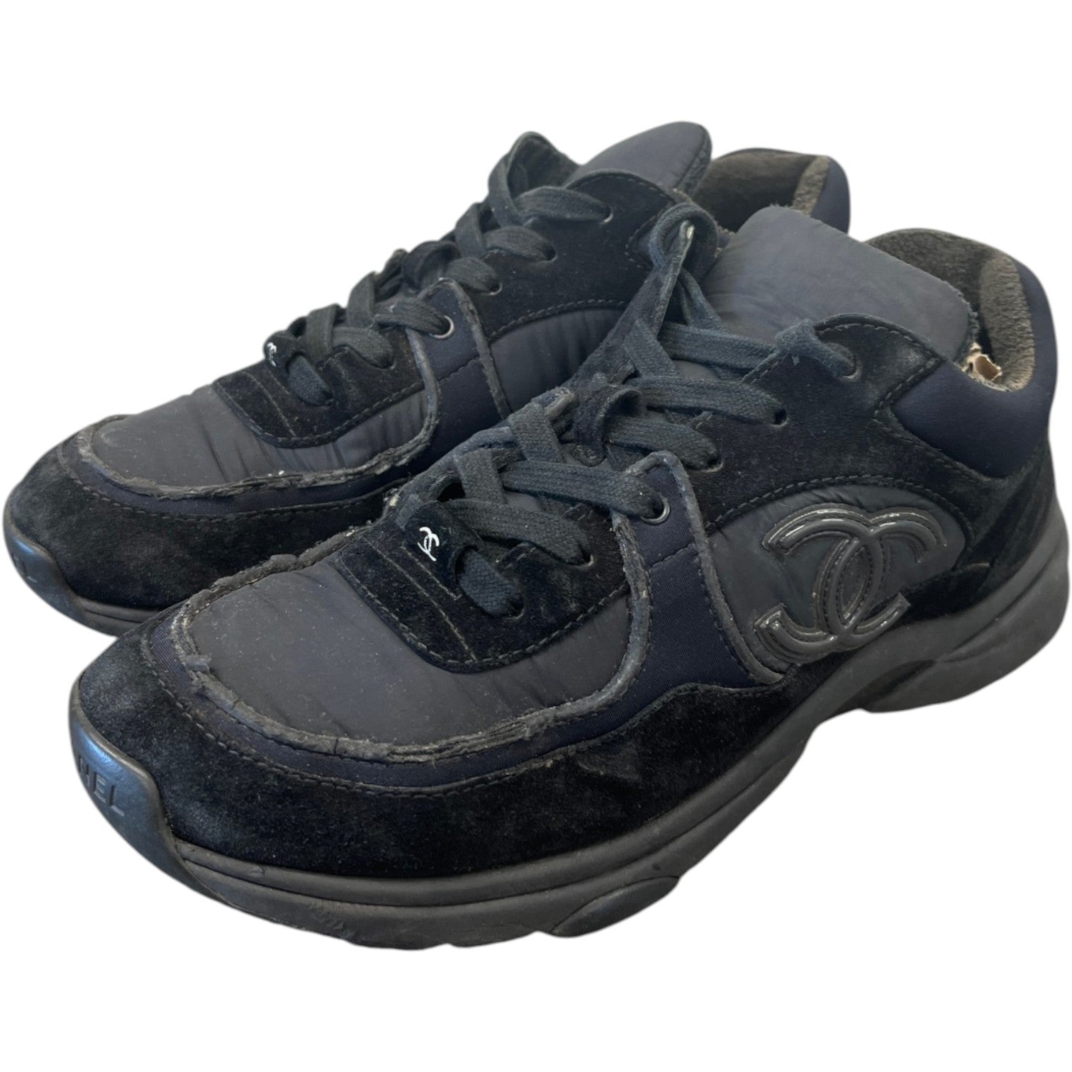 Women's Cc Runner Low Trainers Black Size EU 38.5 / UK 5.5 - Photo 9