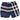 Men's Checkered Swim Shorts Navy Size XL