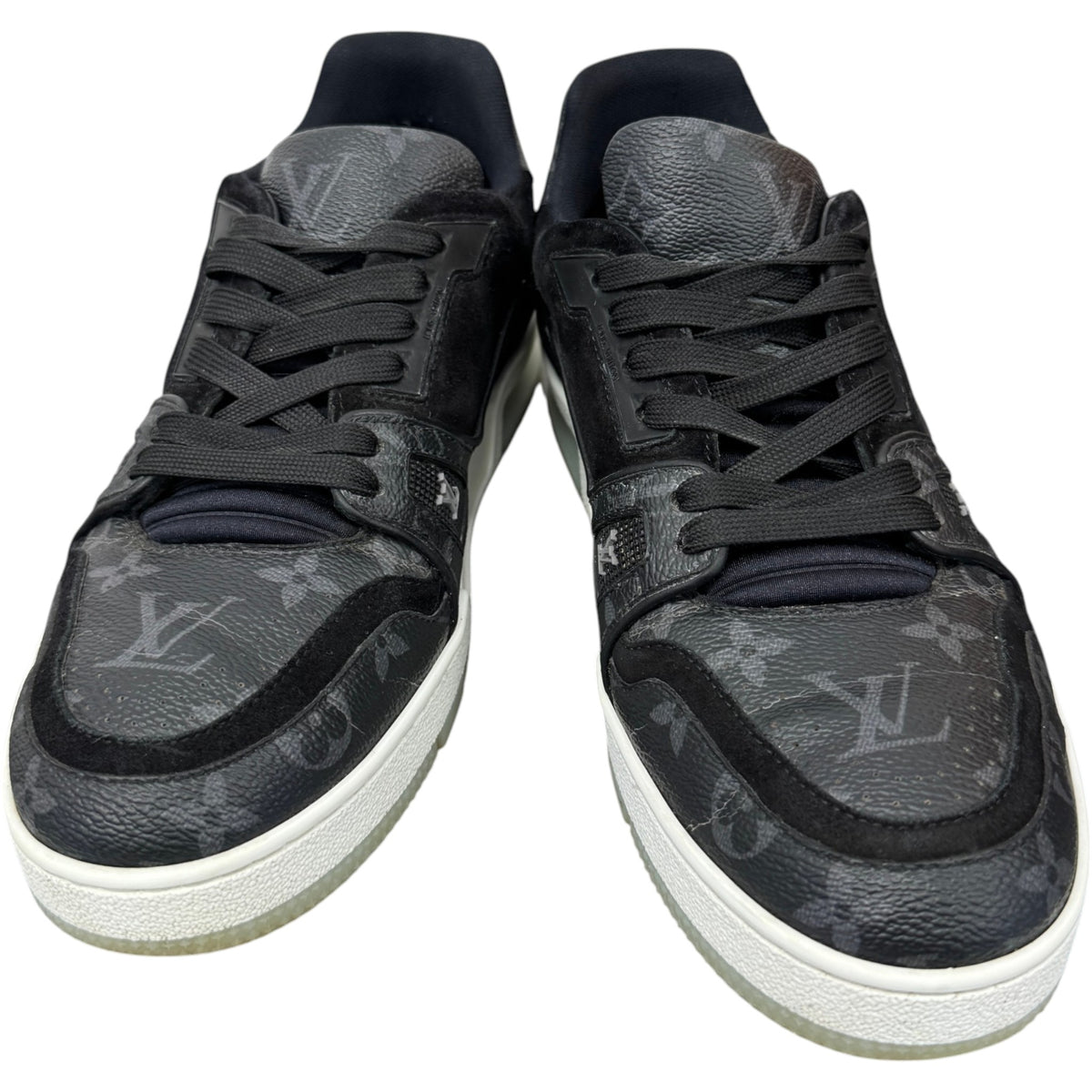 Men's Monogram Eclipse LV Low Trainers Black Size UK 6.5 / EU 40.5 - Photo 6