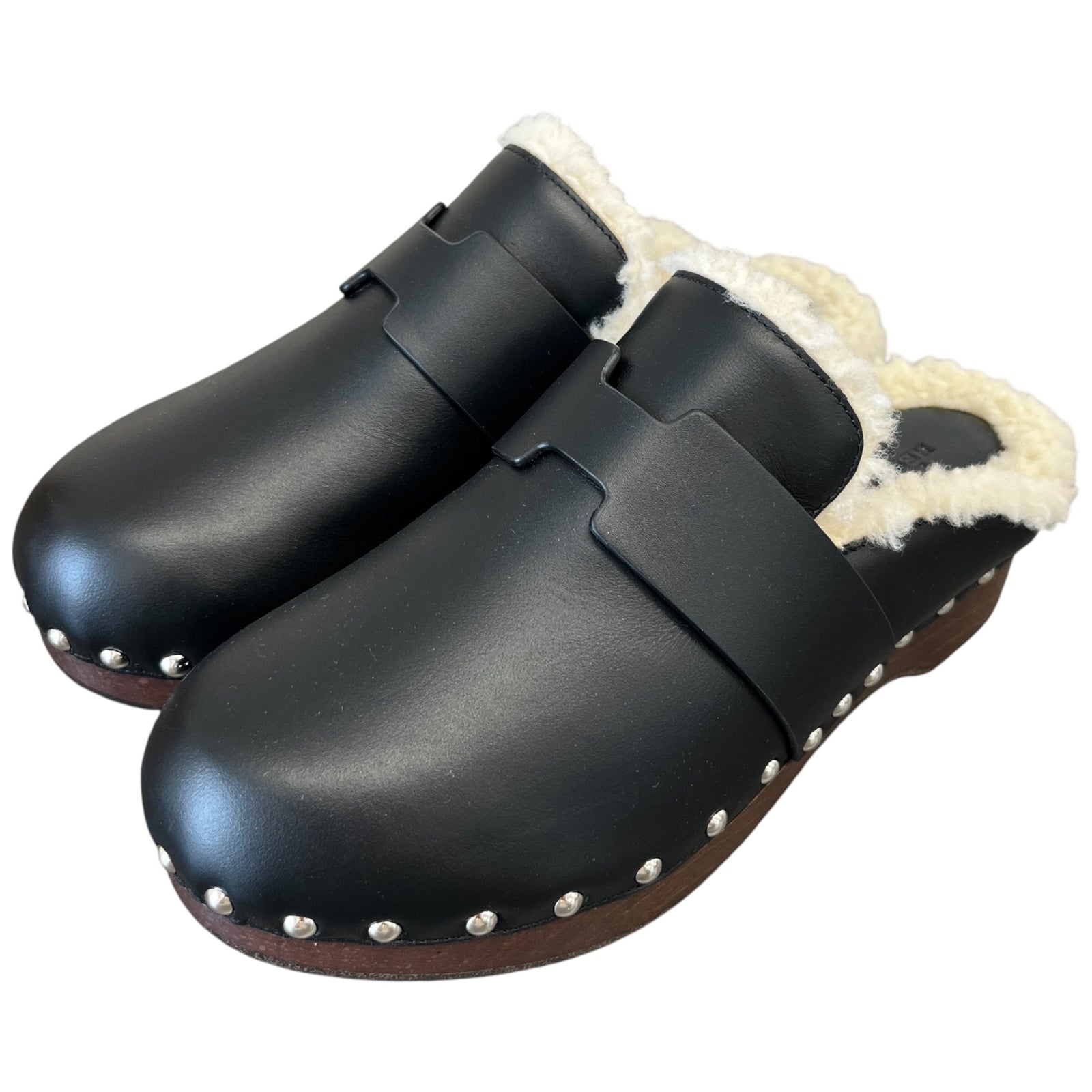 Women's Calya Clog Mules Black Size EU 36 / UK 3 - Photo 9