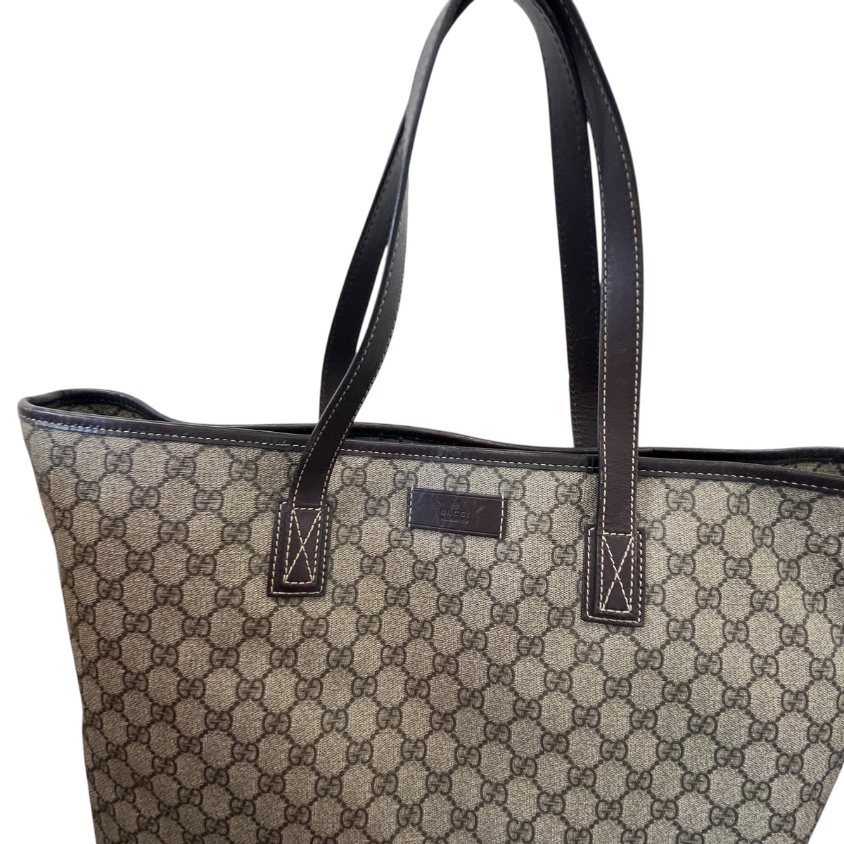 Women's GG Supreme Handbag Beige - Photo 11