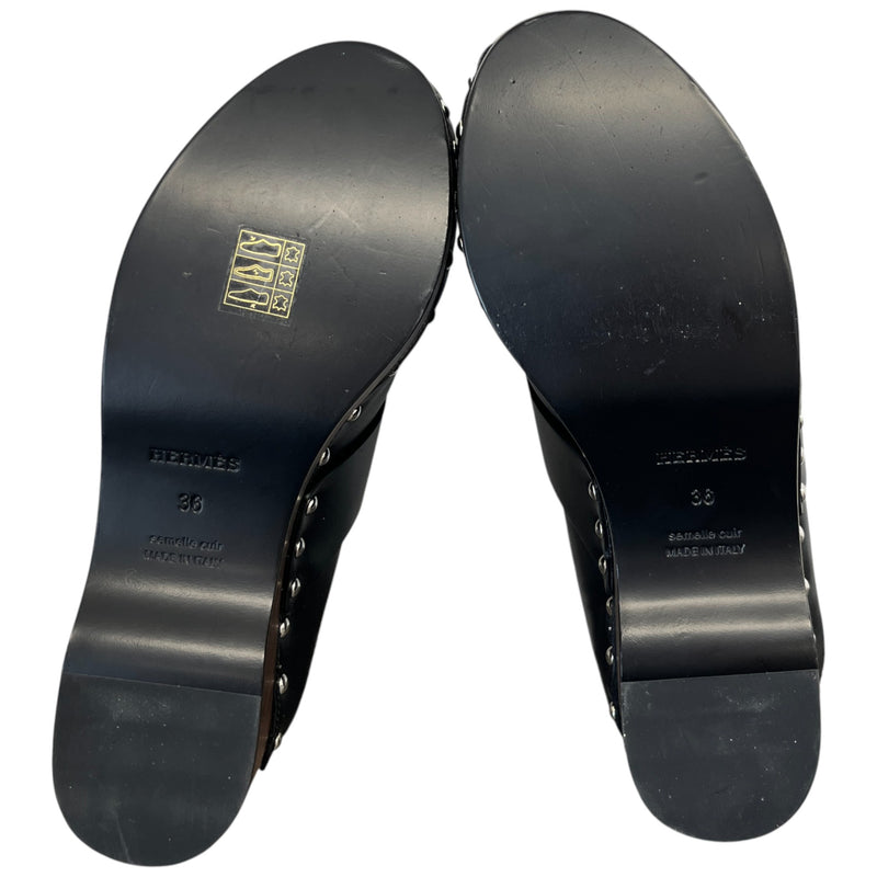 Women's Calya Clog Mules Black Size EU 36 / UK 3