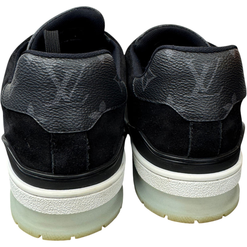 Men's Monogram Eclipse LV Low Trainers Black Size UK 6.5 / EU 40.5
