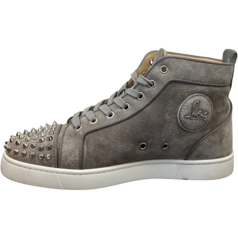 Men's Louis Spikes Flat High Trainers Grey Size EU 41 / UK 7