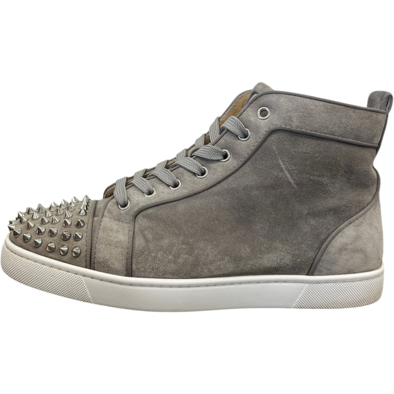 Men's Louis Spikes Flat High Trainers Grey Size EU 41 / UK 7