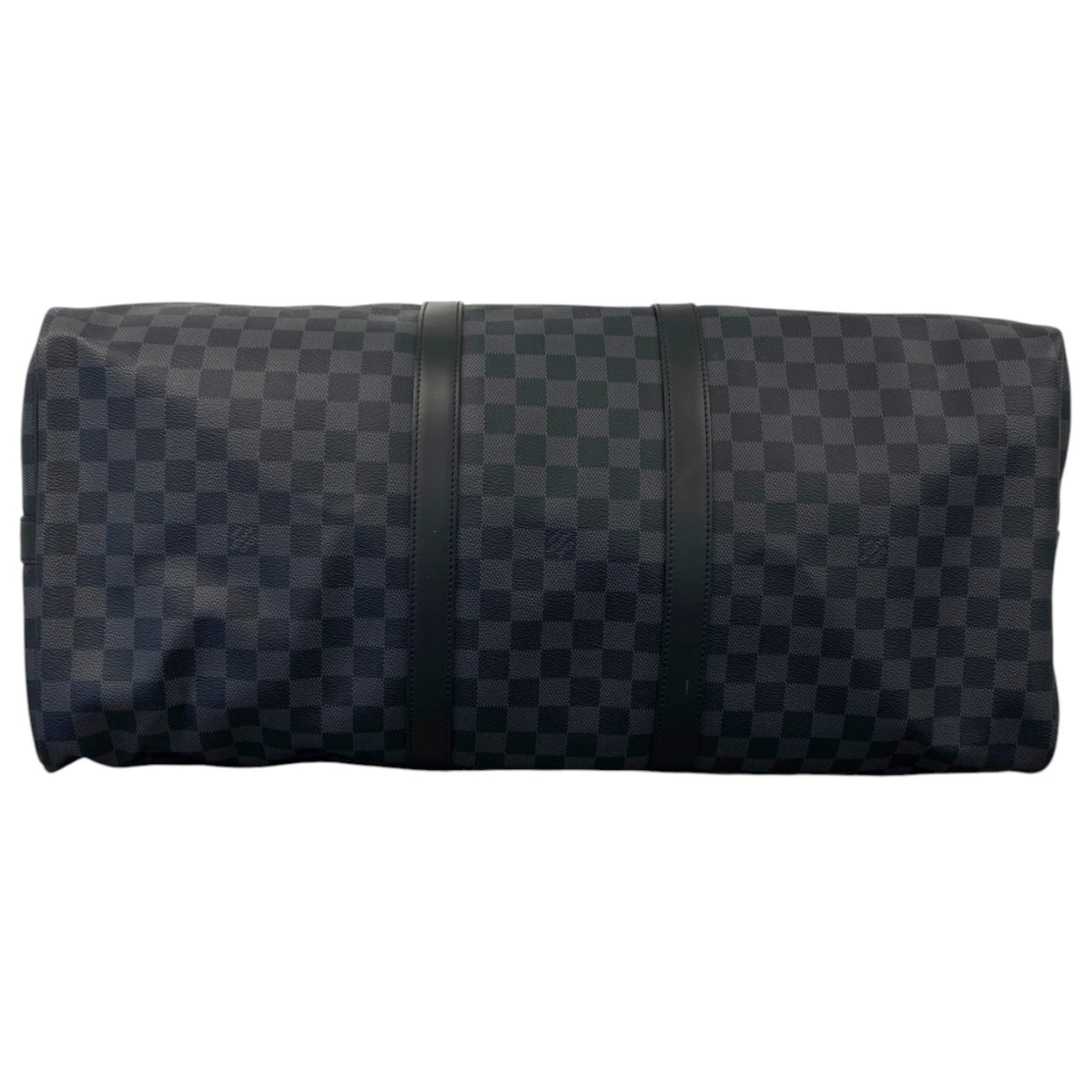 Men's Damier Graphite Keepall Bandoulière 55 Travel Bag Charcoal - Photo 6