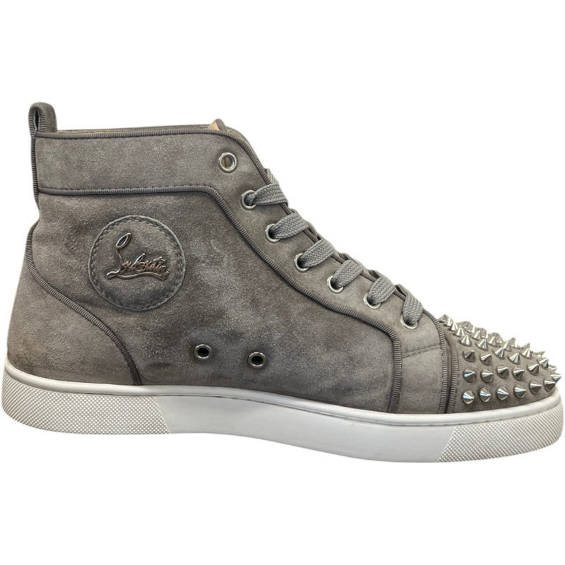 Men's Louis Spikes Flat High Trainers Grey Size EU 41 / UK 7