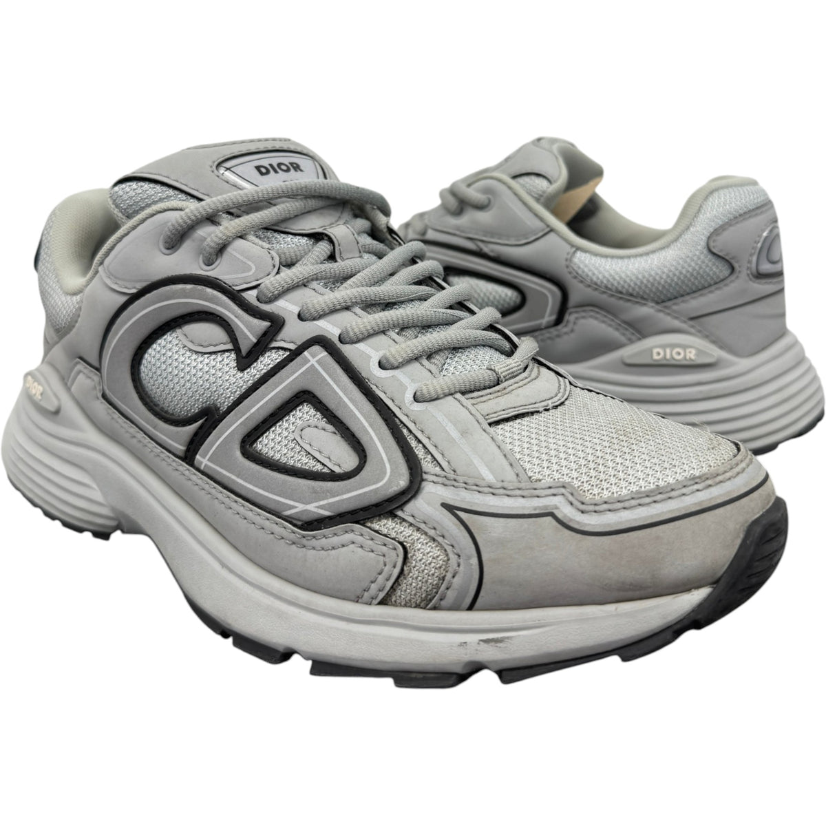Men's B30 Low Trainers Grey Size UK 7 / EU 41 - Photo 3