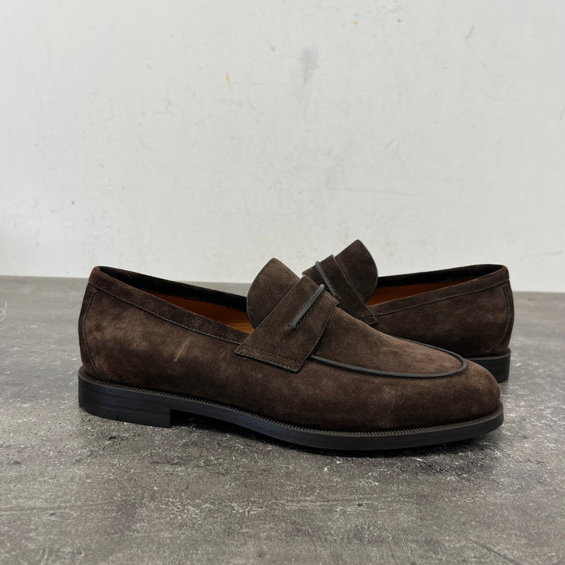 Men's Mocassin Corso Loafers Brown Size UK 7.5 / EU 41.5