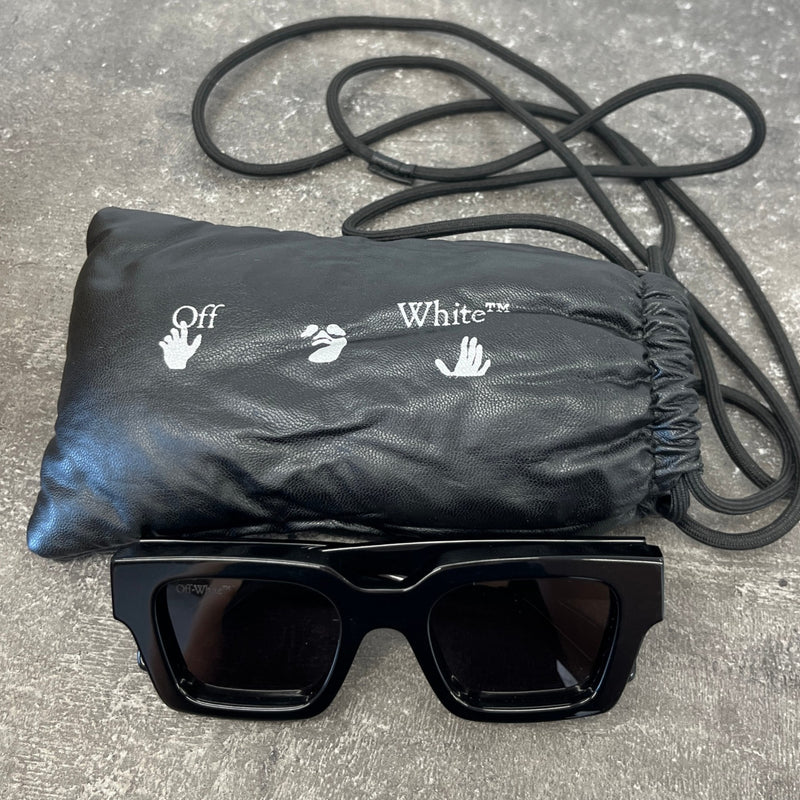 Men's Virgil Square Frame Sunglasses Black