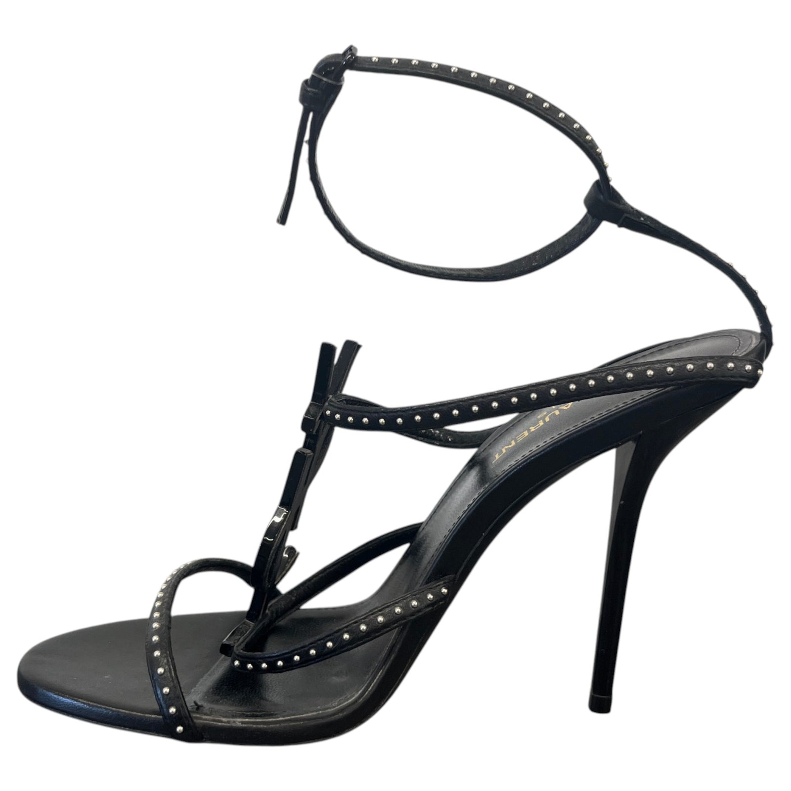 Women's Cassandra Studded Heels Black Size UK 4 / EU 37 - Photo 2