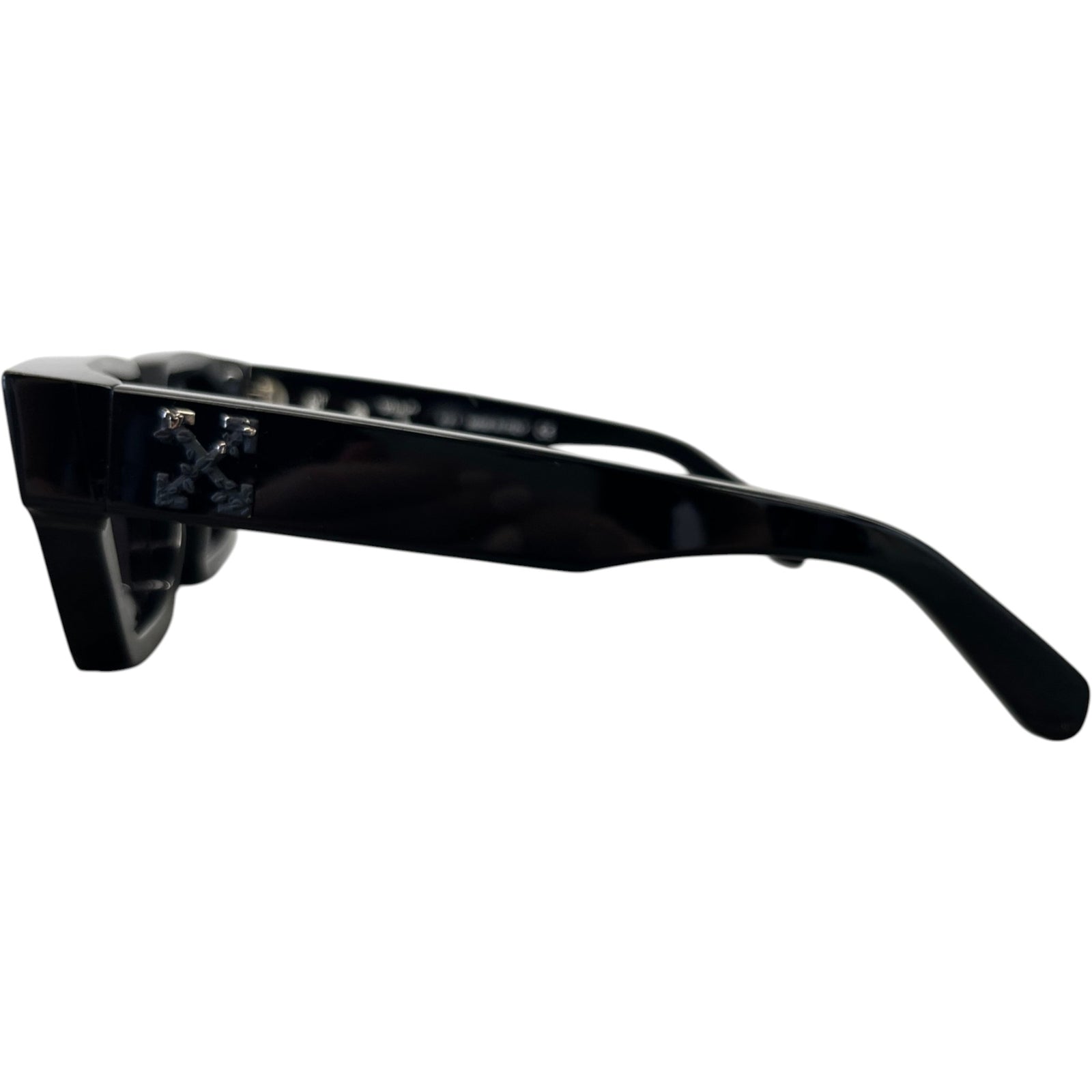 Men's Virgil Square Frame Sunglasses Black - Photo 7