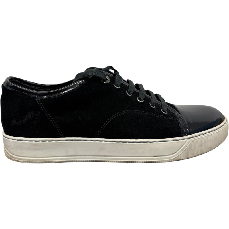 Men's DBB1 Patent Leather & Suede Low Trainers Black Size UK 6 / EU 40