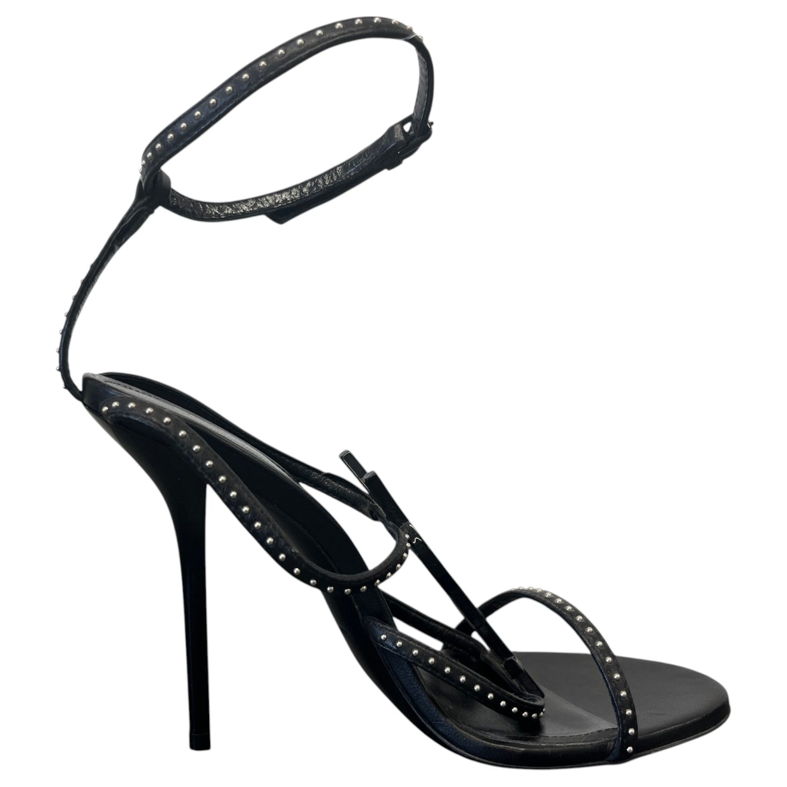 Women's Cassandra Studded Heels Black Size UK 4 / EU 37 - Photo 4
