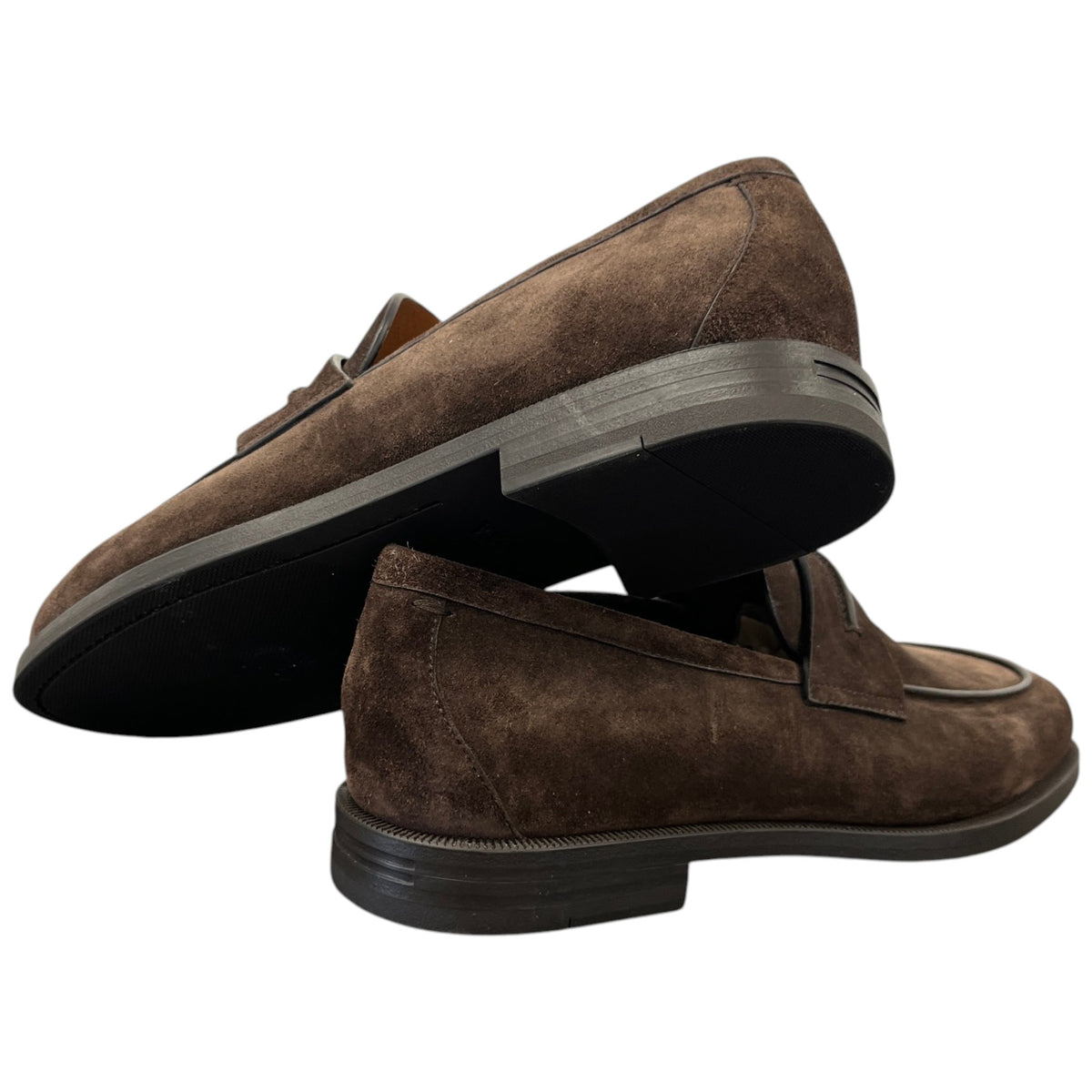 Men's Mocassin Corso Loafers Brown Size UK 7.5 / EU 41.5 - Photo 10