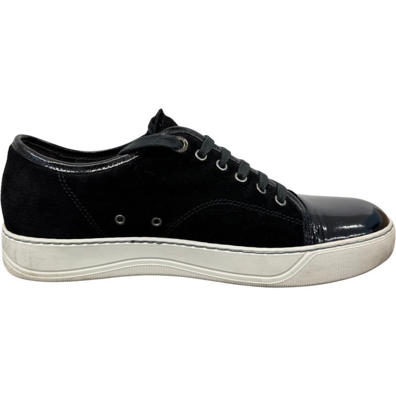 Men's DBB1 Patent Leather & Suede Low Trainers Black Size UK 6 / EU 40