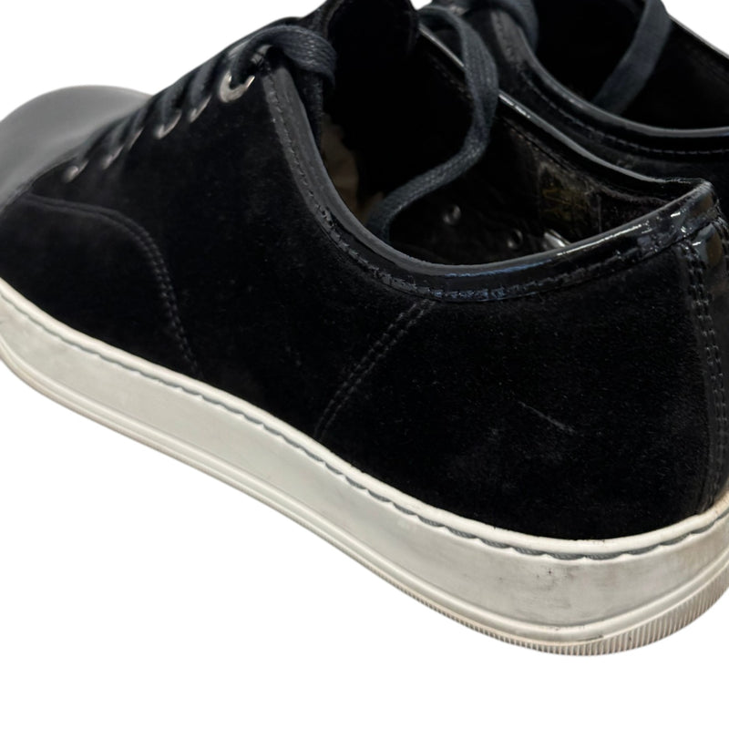 Men's DBB1 Patent Leather & Suede Low Trainers Black Size UK 6 / EU 40