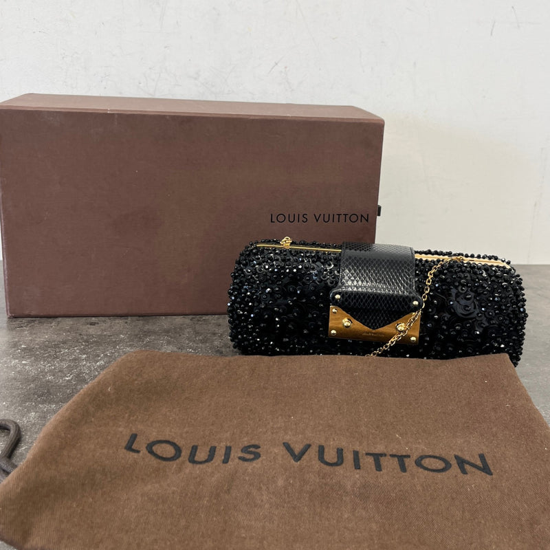 Women's Minaudiere Tresor Clutch Black