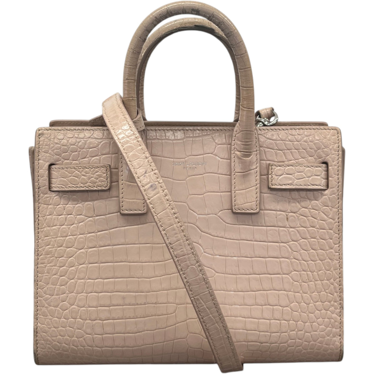 Women's Coco Embossed Nano Sac De Jour Handbag Pink - Photo 1