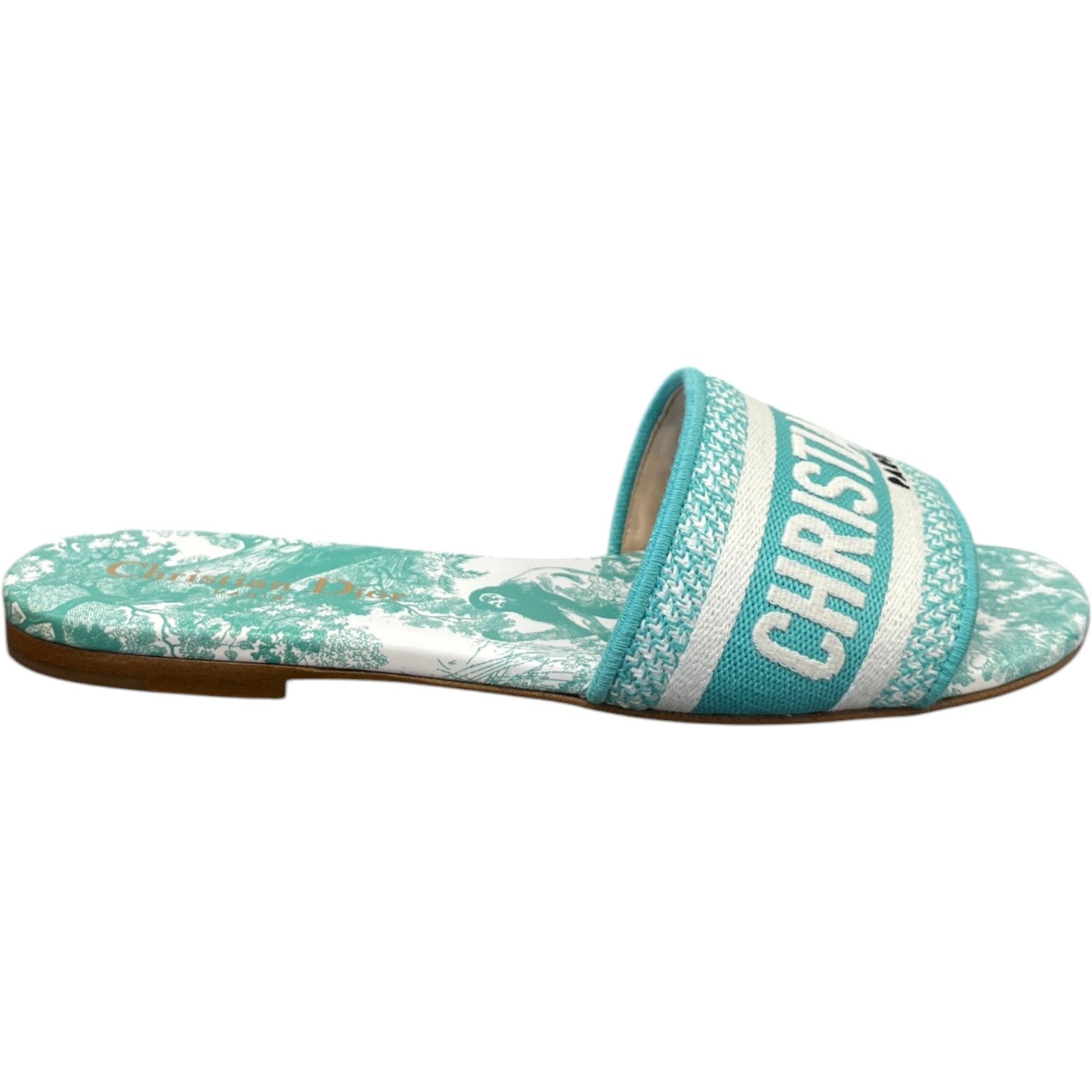 Women's Dway Slides Green Size EU 36.5 / UK 3.5 - Photo 1
