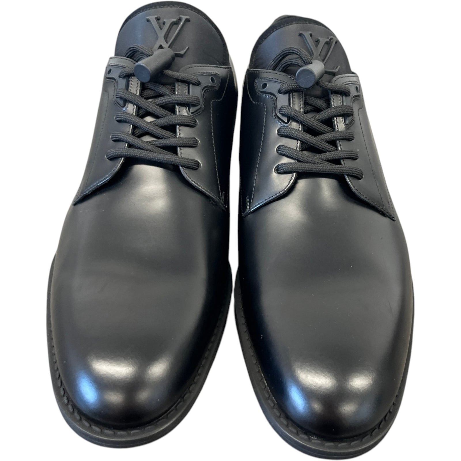 Men's Harness Derby Loafers Black Size UK 8.5 / EU 42.5 - Photo 6