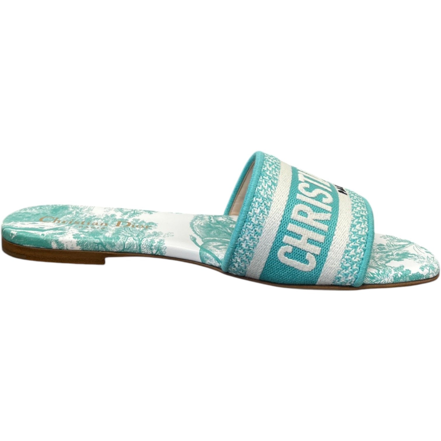 Women's Dway Slides Green Size EU 36.5 / UK 3.5 - Photo 4