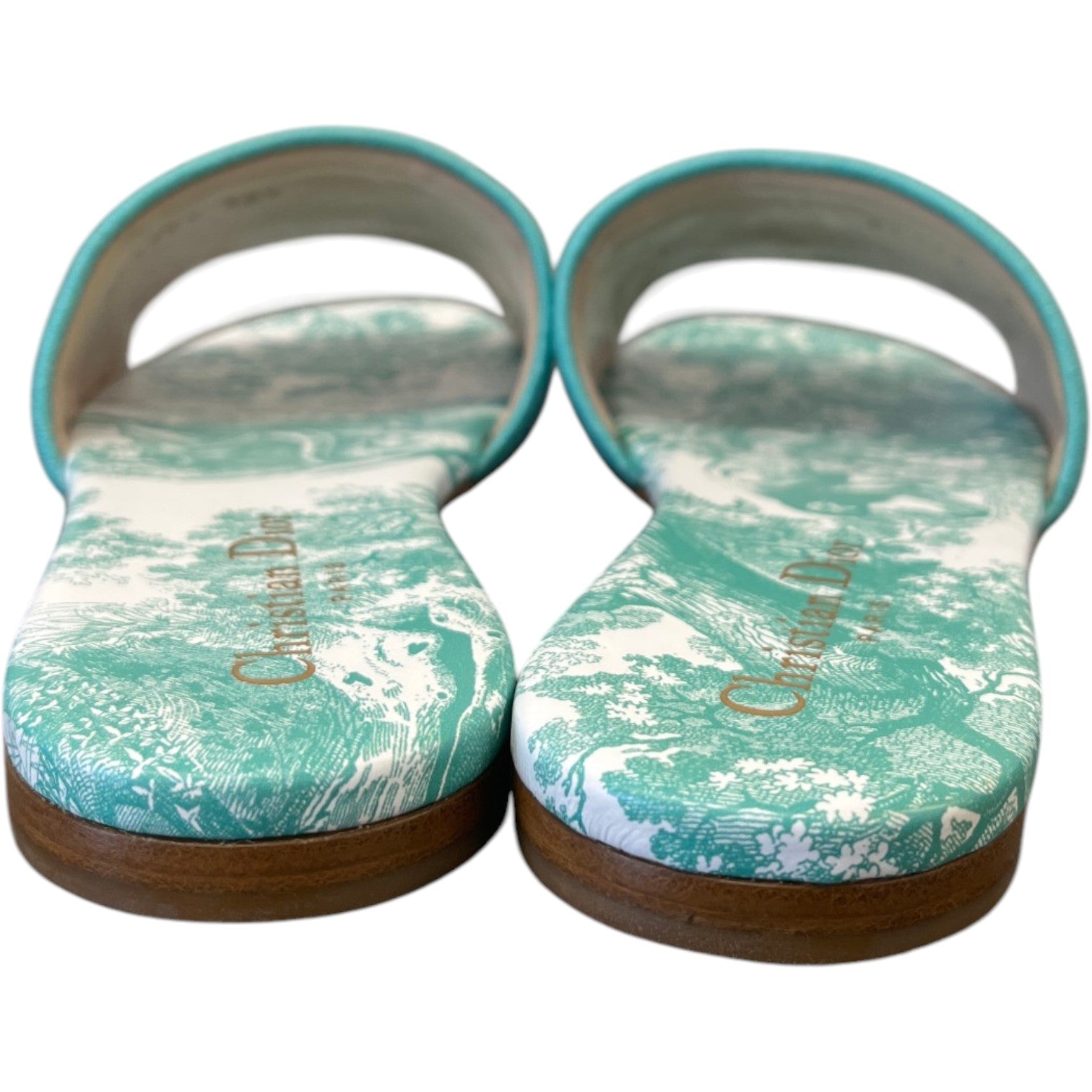 Women's Dway Slides Green Size EU 36.5 / UK 3.5 - Photo 7