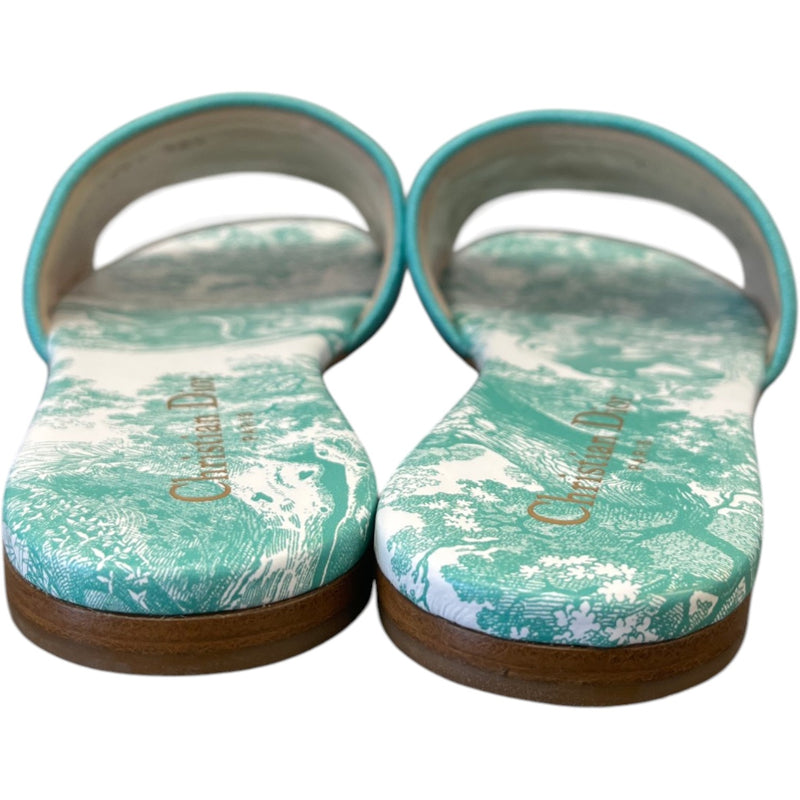 Women's Dway Slides Green Size EU 36.5 / UK 3.5