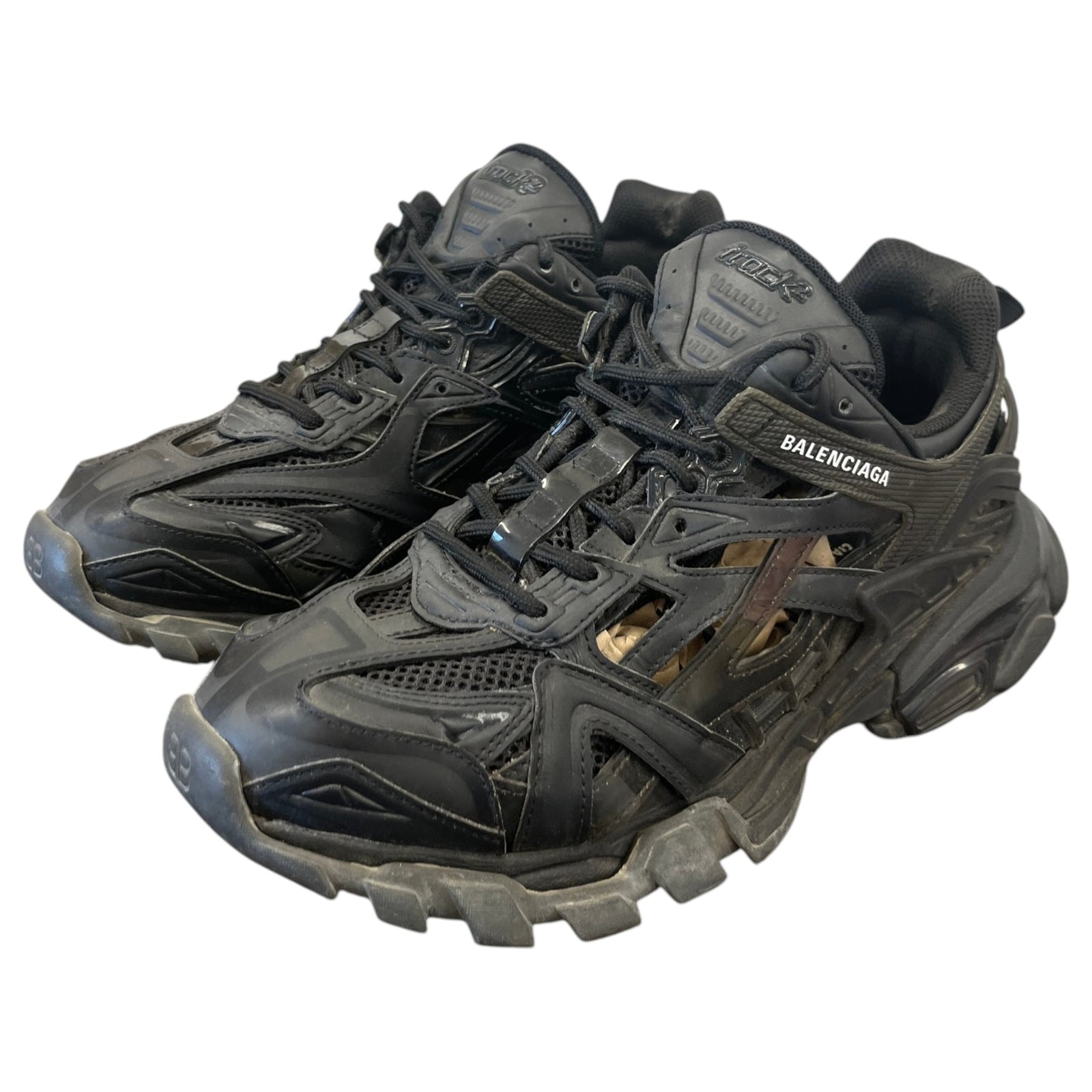 Men's Track 2 Low Trainers Black Size UK 7 / EU 41 - Photo 9