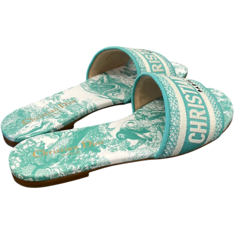 Women's Dway Slides Green Size EU 36.5 / UK 3.5