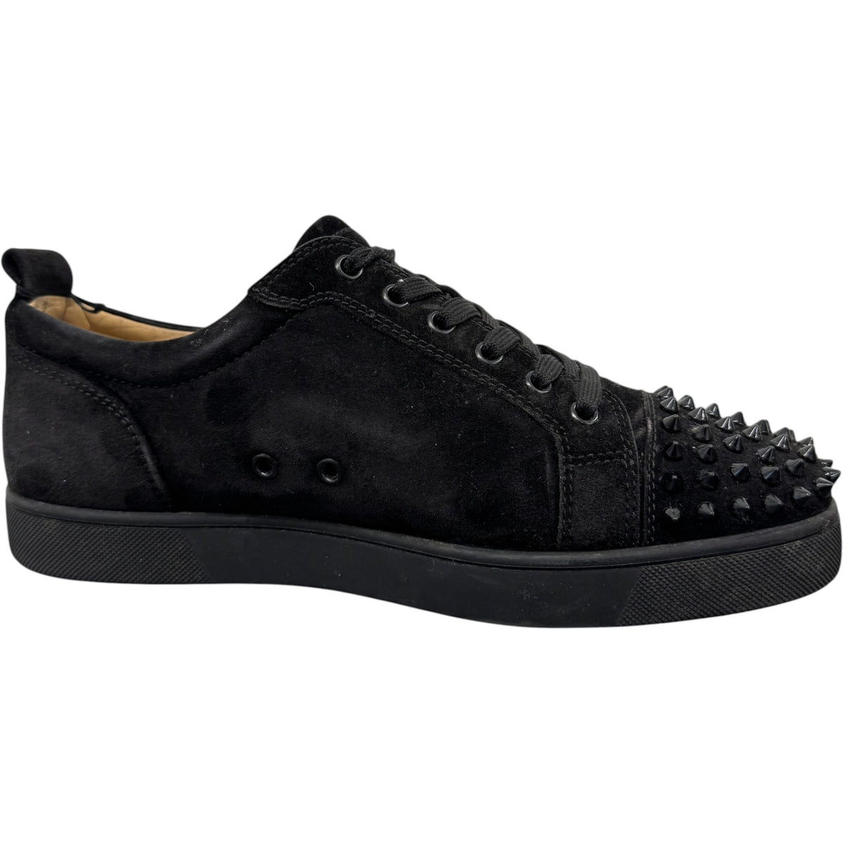 Men's Louis Junior Spikes Low Trainers Black Size UK 9 / EU 43 - Photo 5