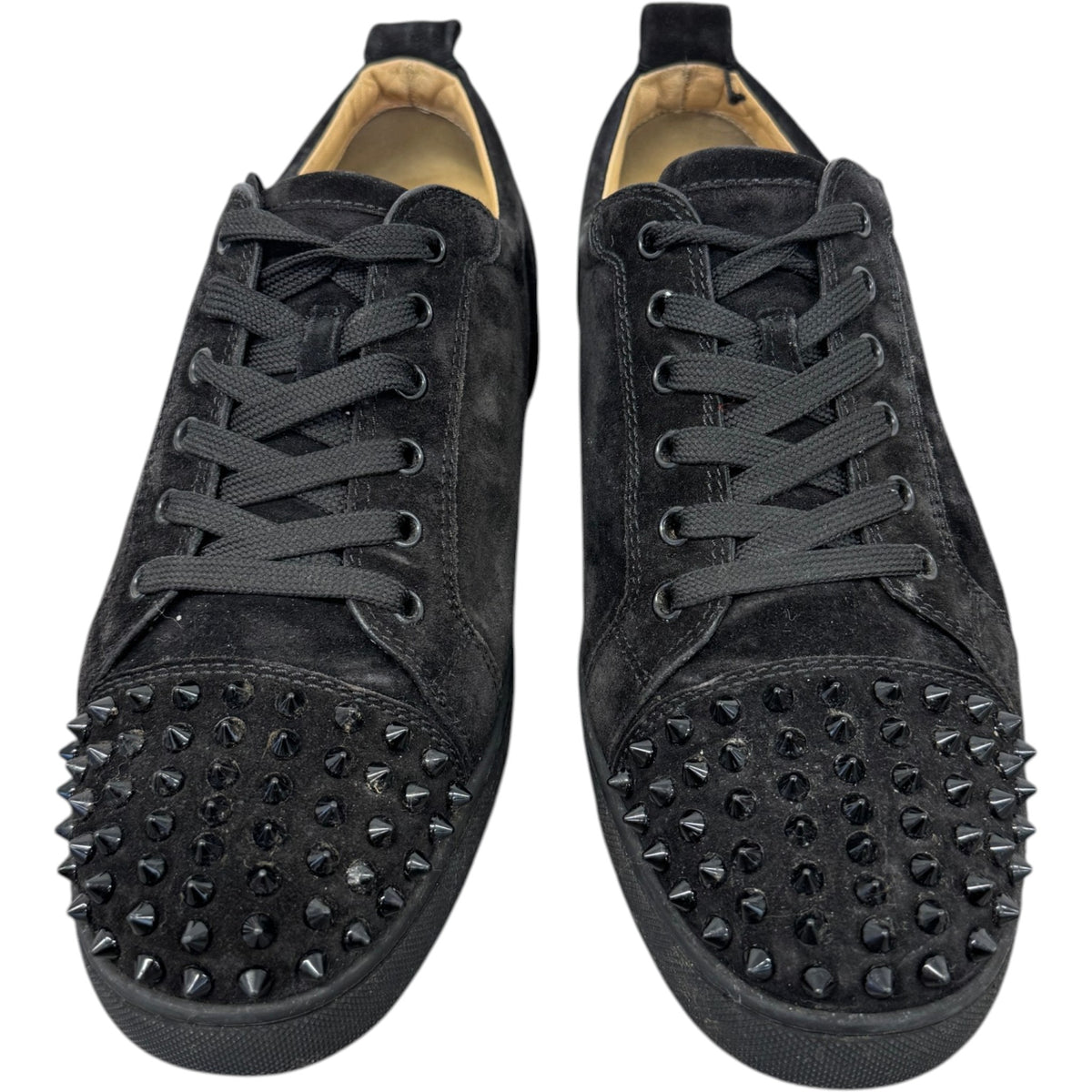 Men's Louis Junior Spikes Low Trainers Black Size UK 9 / EU 43 - Photo 6