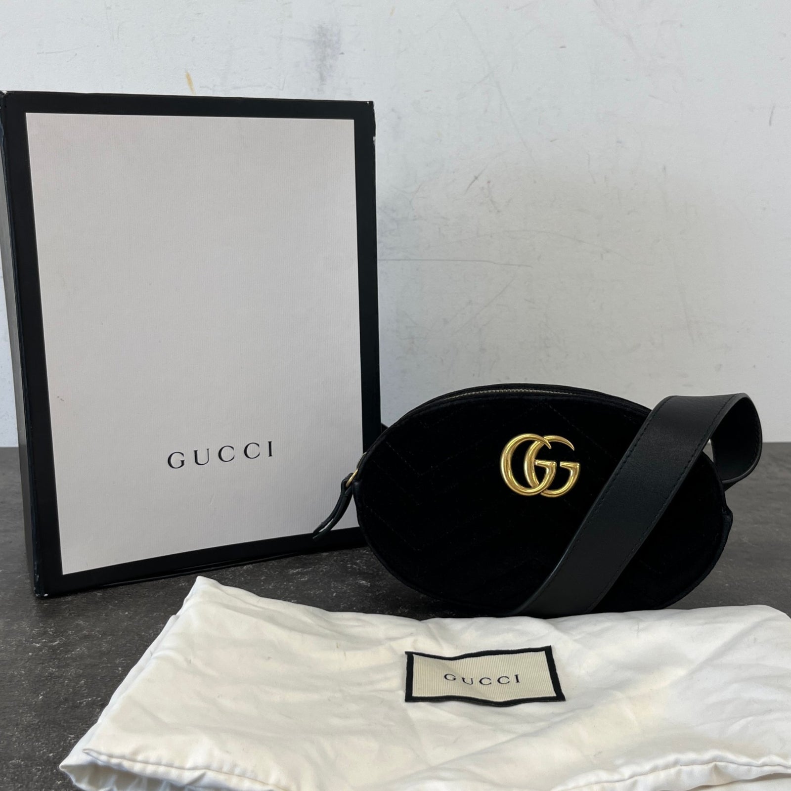 Women's Gg Marmont Belt Bag Black - Photo 13
