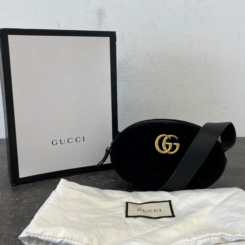 Women's Gg Marmont Belt Bag Black