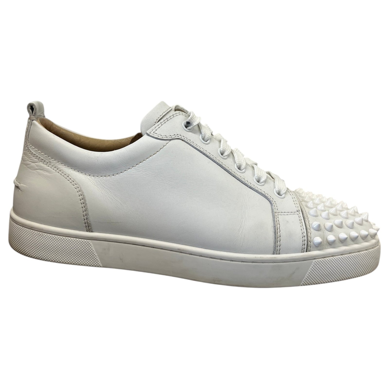 Men's Louis Junior Spikes Flat High Trainers White Size UK 8 / EU 42 - Photo 1