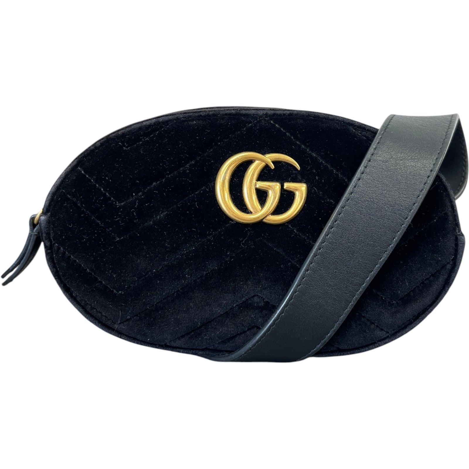 Women's Gg Marmont Belt Bag Black - Photo 1