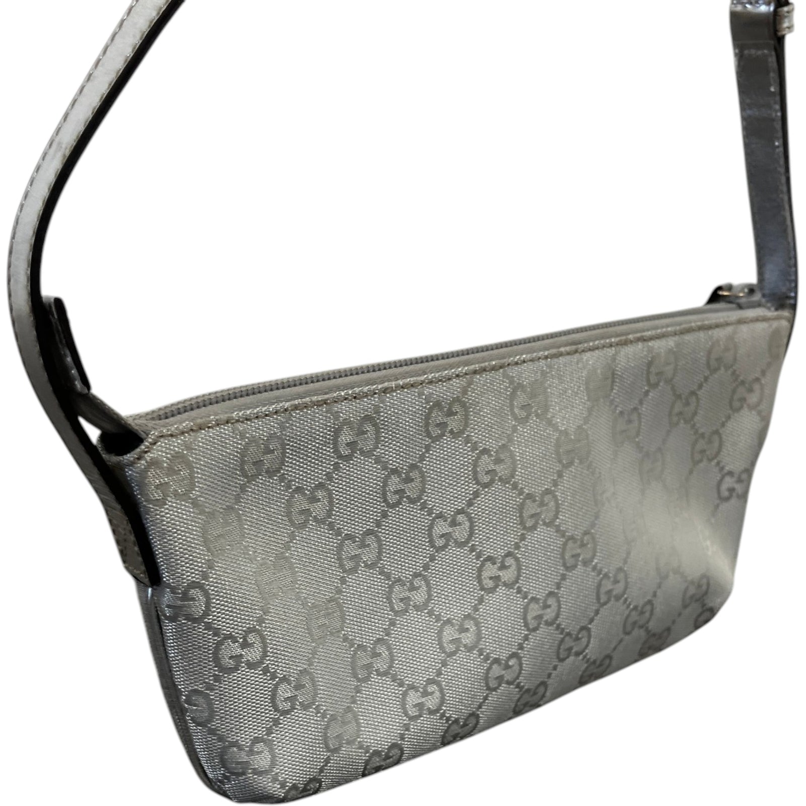 Women's Gg Supreme Bag Silver - Photo 9