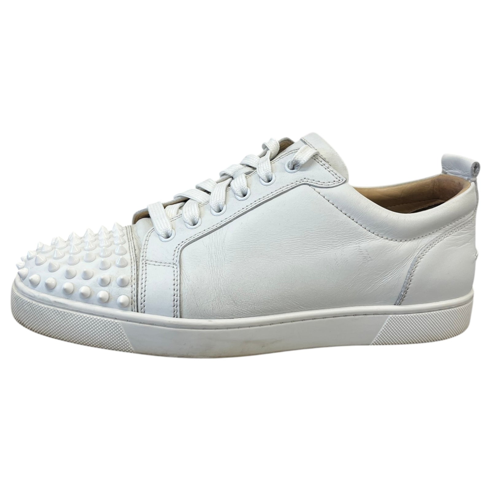 Men's Louis Junior Spikes Flat High Trainers White Size UK 8 / EU 42 - Photo 5