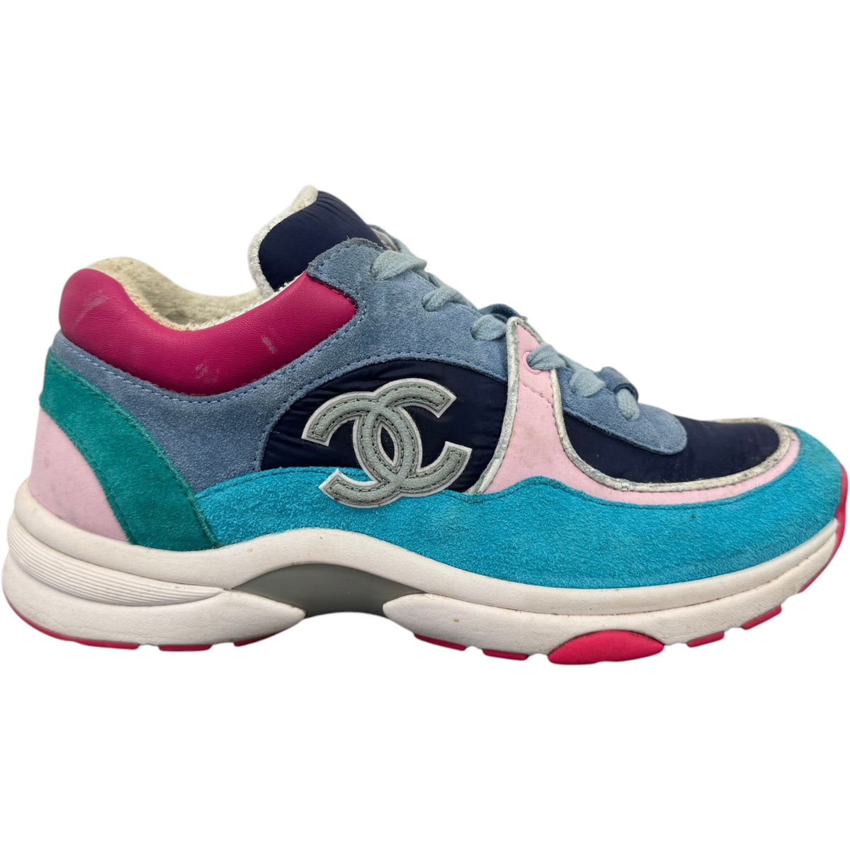 Women's CC Runner Low Trainers Blue Size UK 4 / EU 37 - Photo 1