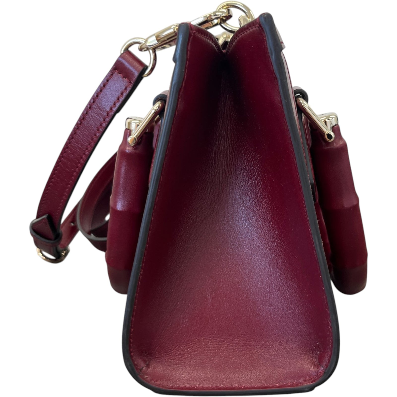 Women's Small Diana Handbag Burgundy - Photo 7