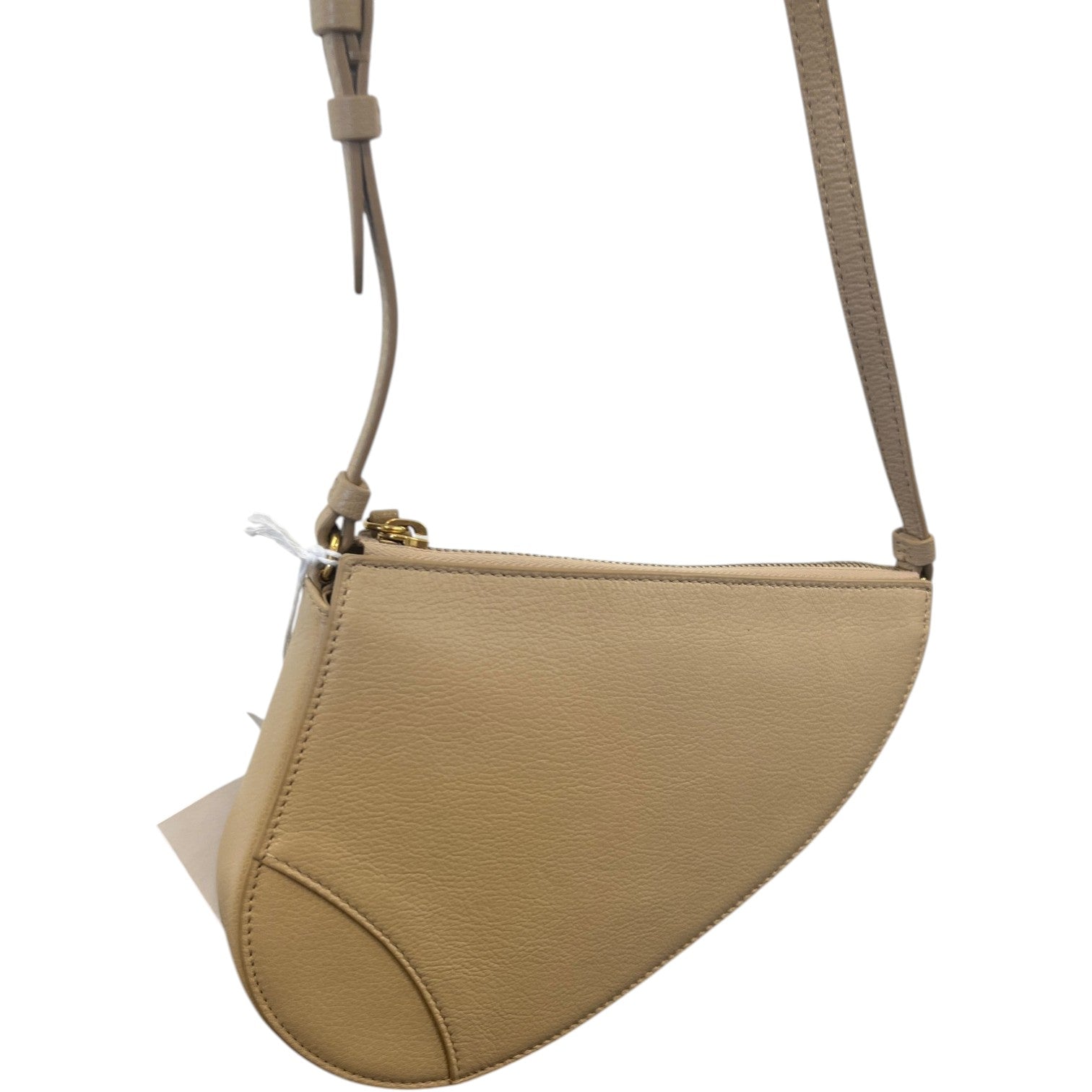 Women's Saddle Pouch Bag Beige - Photo 3